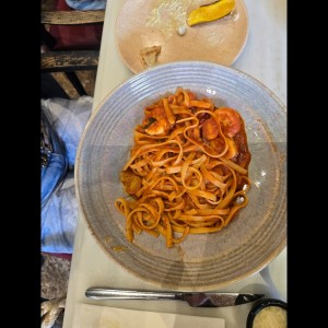 spagueti con lagostino