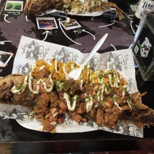 Pescado de corvina a lo macho