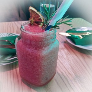 Jugo de fresas