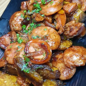 chorizos en ron abuelo