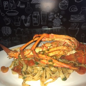 pasta con langosta ??