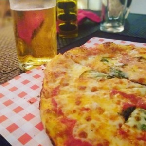 Pizza Margherita.
