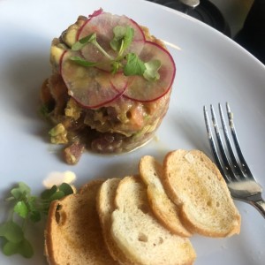 Tartare de atun y salmon