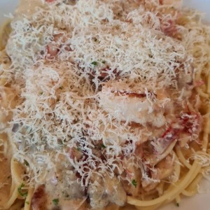 Chiken & Shrimp Carbonara