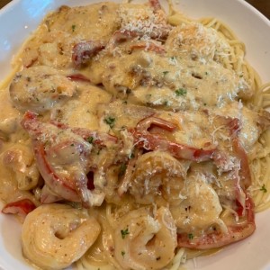 Chiken & Shrimp Carbonara