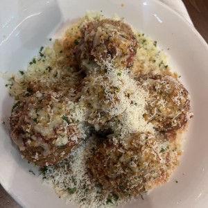 Appetizers - Meatballs Parmigiana