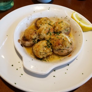 seafood filled mushrooms