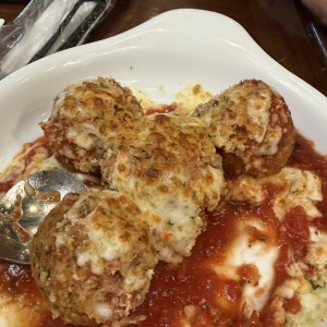 Appetizers - Meatballs Parmigiana