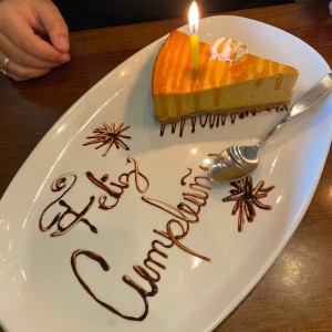 Pumpkin cheescake