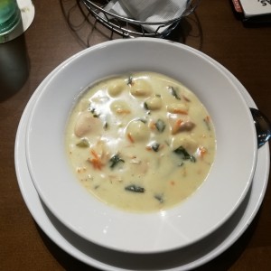 Sopa de gnoquis