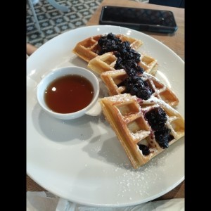 Breakfast - Blueberry Waffles