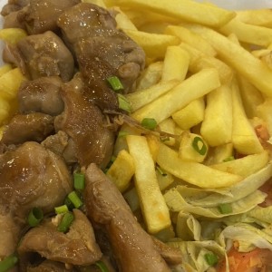 Pollo Teriyaki con Papas