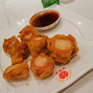 rollos de camarones deliciosos