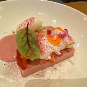 fresas con crema