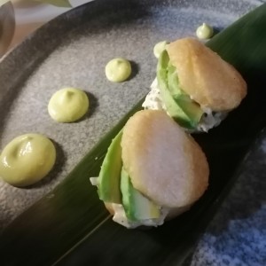 Arepas de langosta