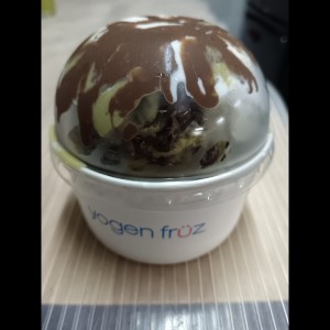 Yogurt con chocolate