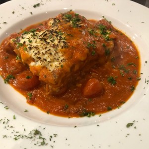 Lasagna de Pollo gratinada