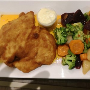 milanesa de pollo