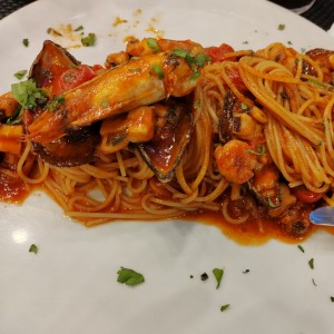 Pasta con Mariscos