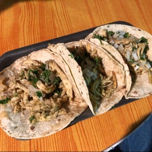 tacos de pollo