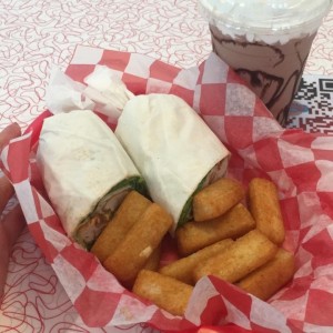 burritos de pollo