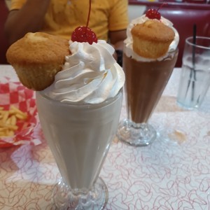 Malteada de Vainilla y Chocolate