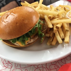 Hamburguesa de pollo