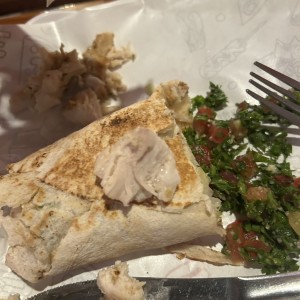 Platos Recomendados - Shawarma de Pollo