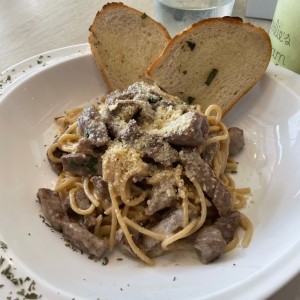 Pasta con carne
