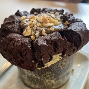 Volcan de chocolate