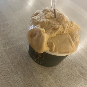 Copa de helado dulce de leche
