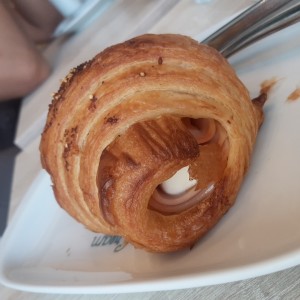 croissant de pavo y philadelfia