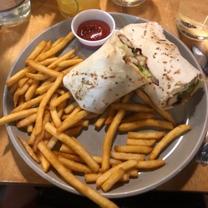 wrap de pollo