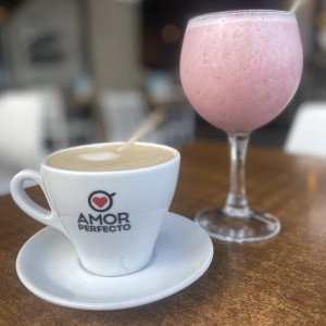 Batido de Fresa con Leche