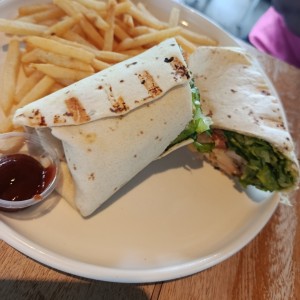 Wrap de Pollo a la Parrilla