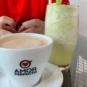 latte y limonada