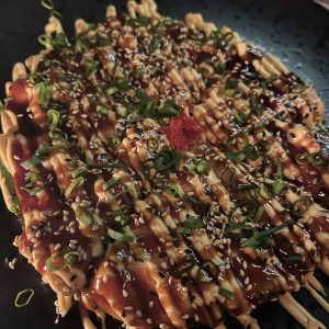 Pizza de salmon