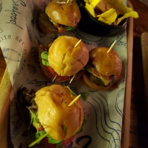 mini hamburguesas
