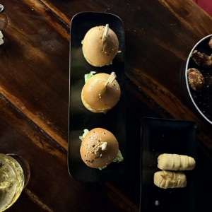 Mini hamburguesas- Entradas