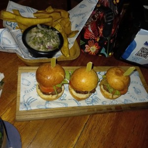 mini hamburguesas