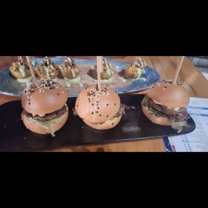 mini hamburguesas