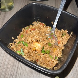 Chaufa de camarones
