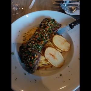 no fettuccine Al aji con lomo