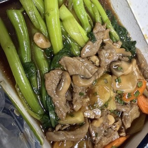 Carne de Hoja de Mostaza