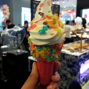 Infused ice cream
