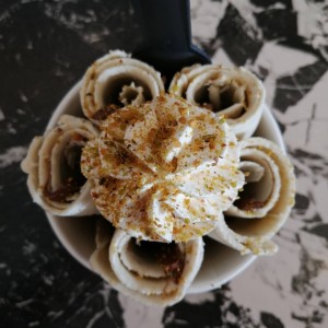 Helado de Pistacho y Nutella