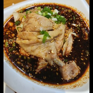 Pollo en salsa de soya y vinagre