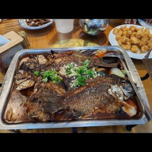 Pescado al grill 