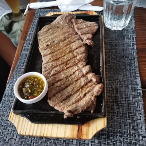 churrasco con chimichurri