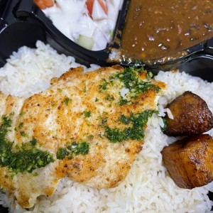 pollo a la plancha con salsa chimichurri